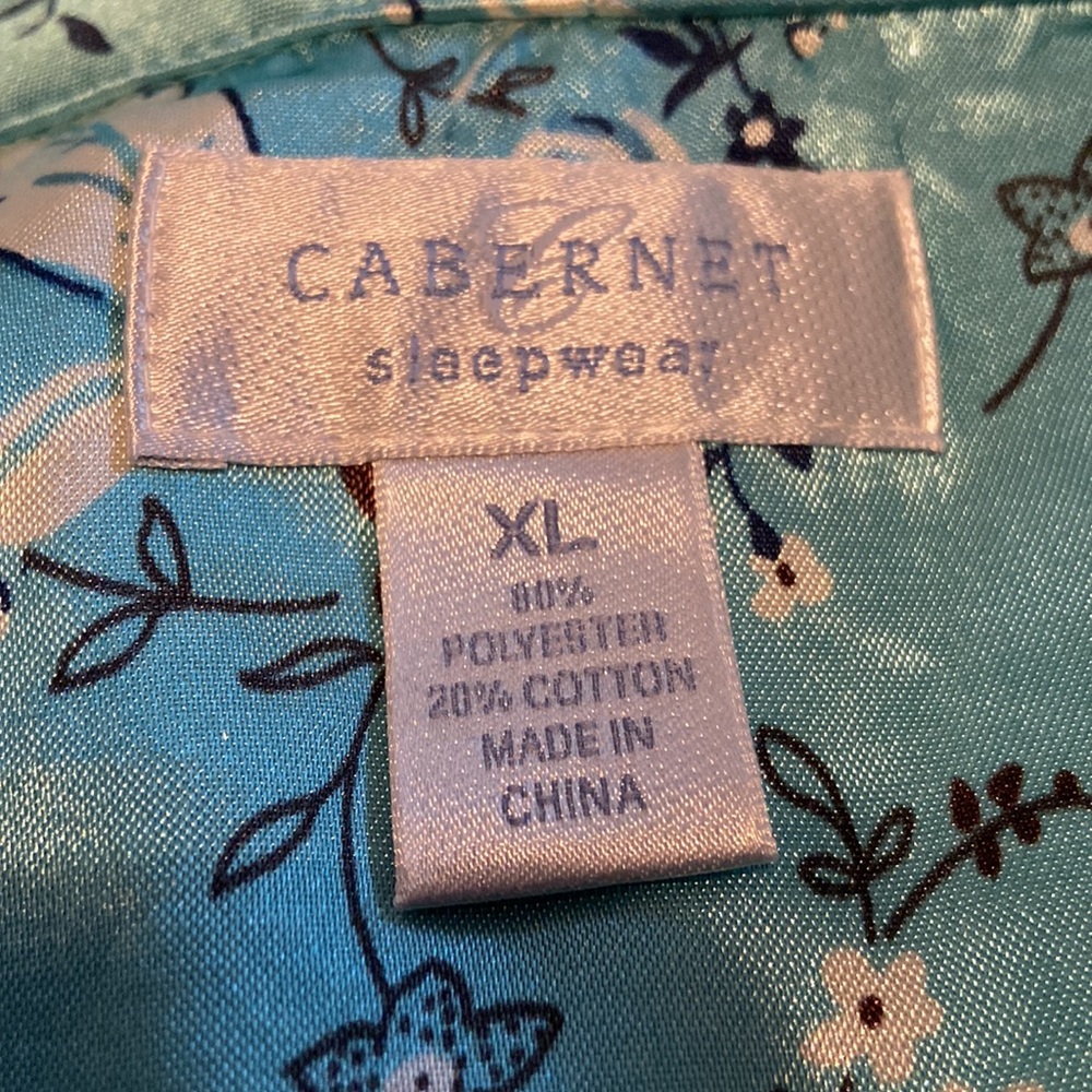Cabernet Sleepwear Pajama Set Blue XL - Picture 5 of 7